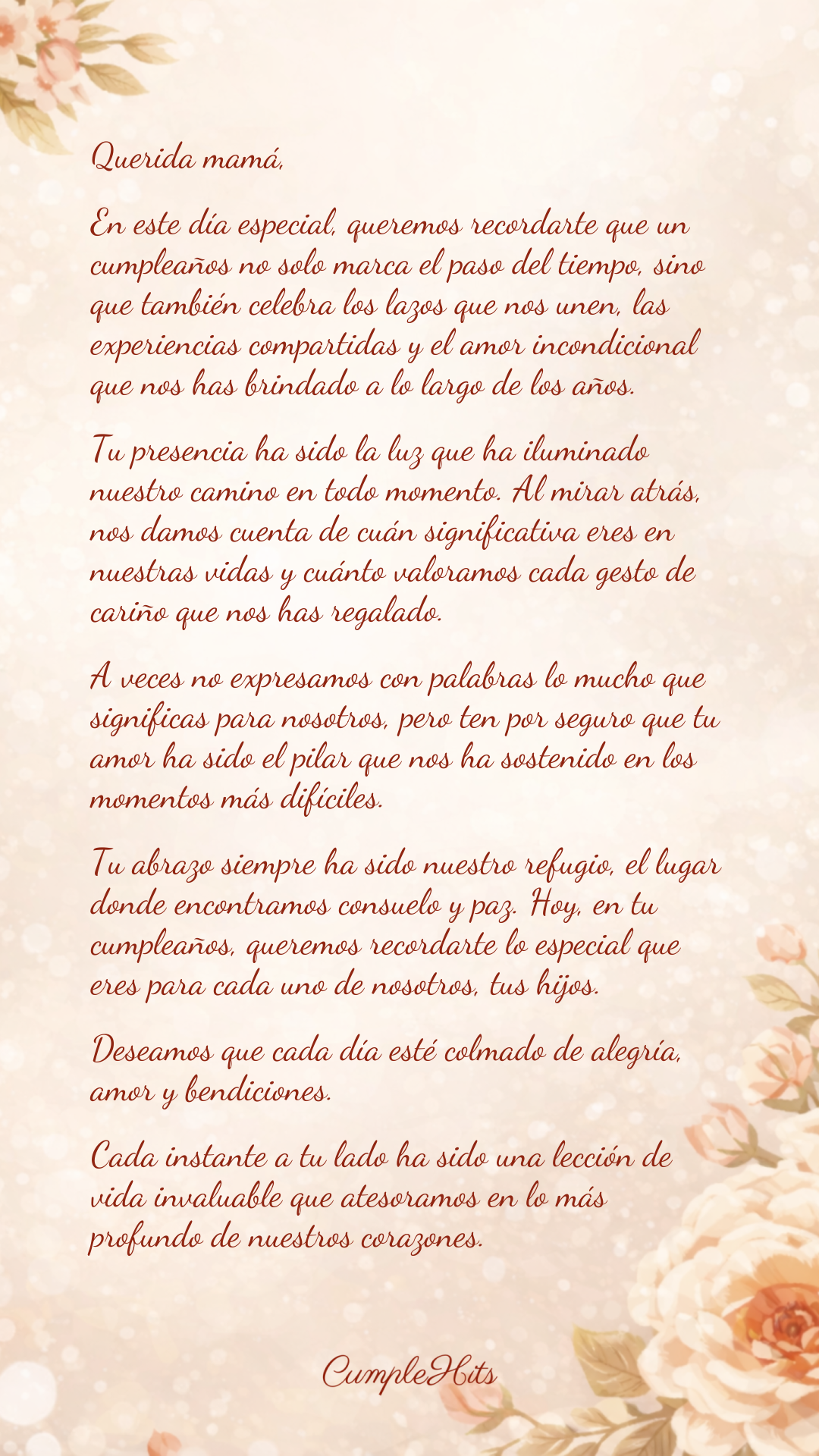 Vista previa de la tarjeta de cumpleaños