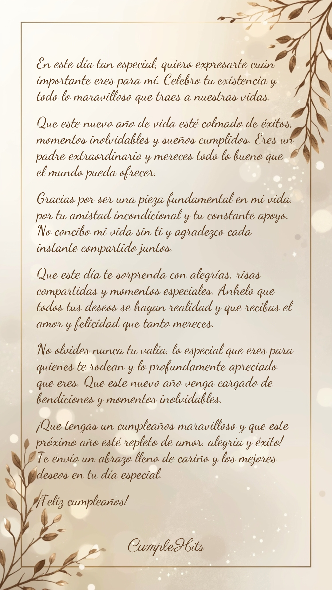 Vista previa de la tarjeta de cumpleaños