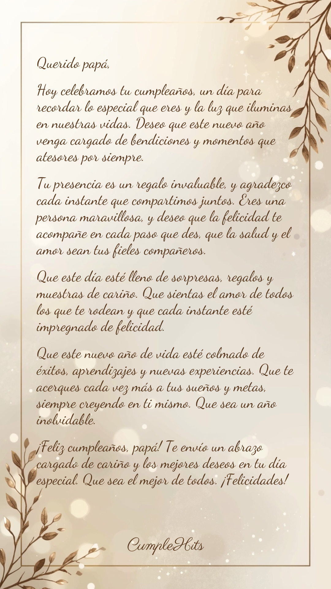 Vista previa de la tarjeta de cumpleaños