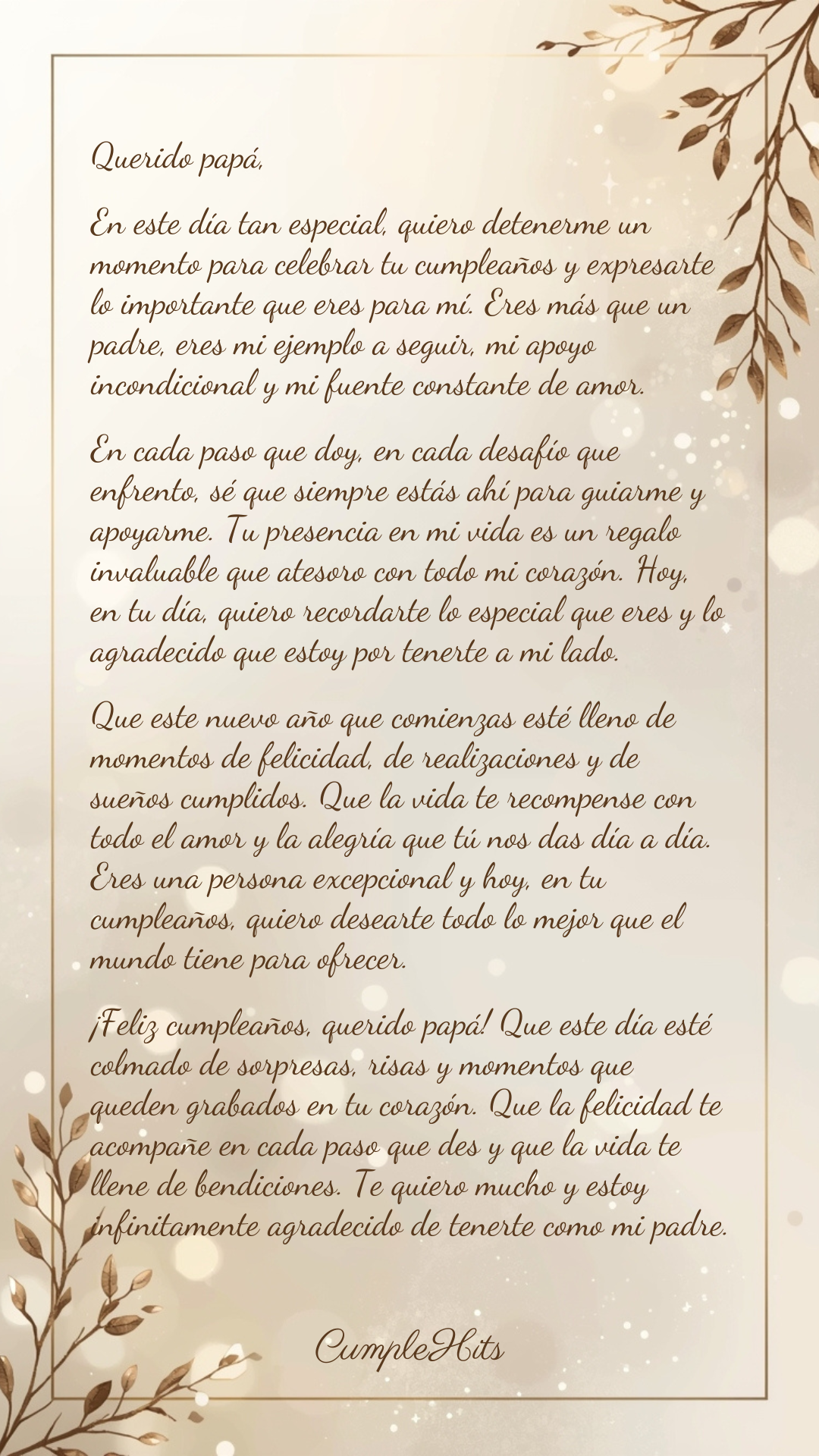Vista previa de la tarjeta de cumpleaños