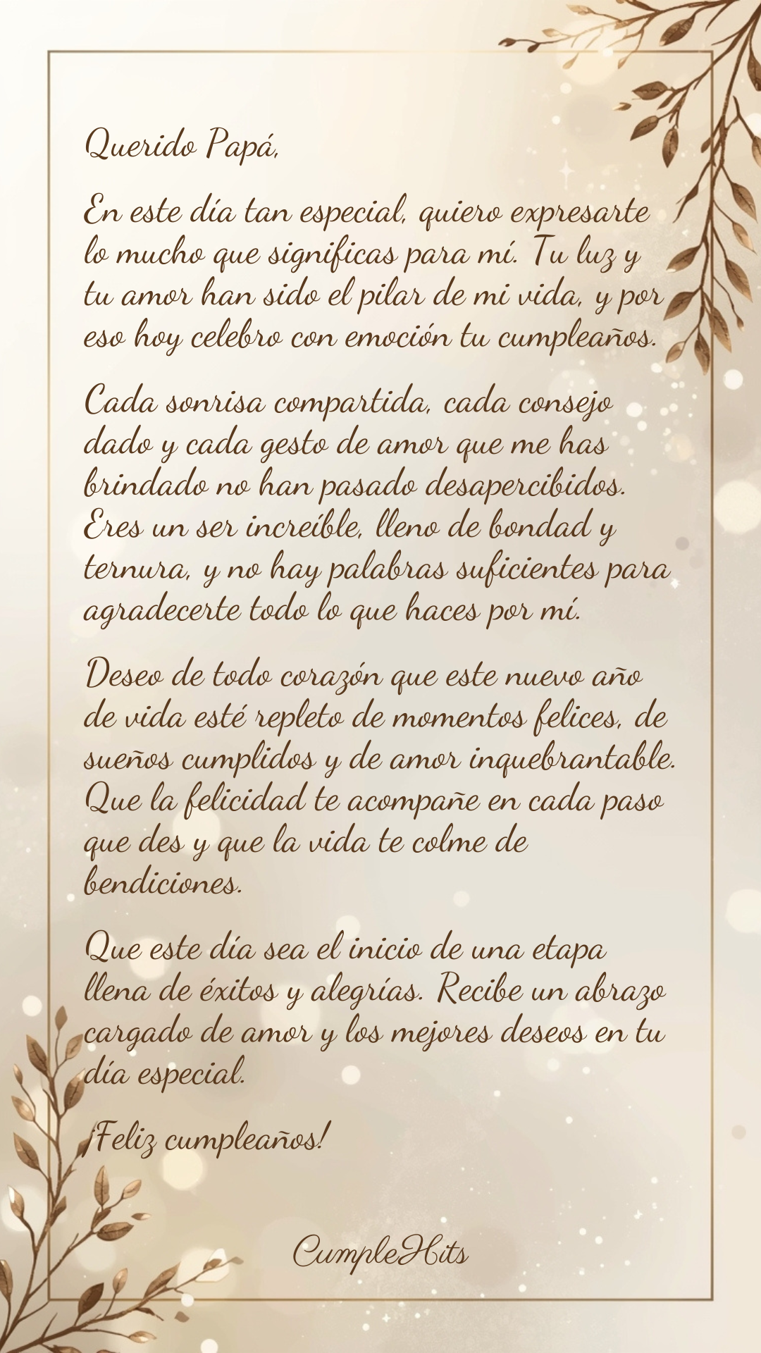 Vista previa de la tarjeta de cumpleaños
